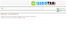 Tablet Screenshot of isscothai.com